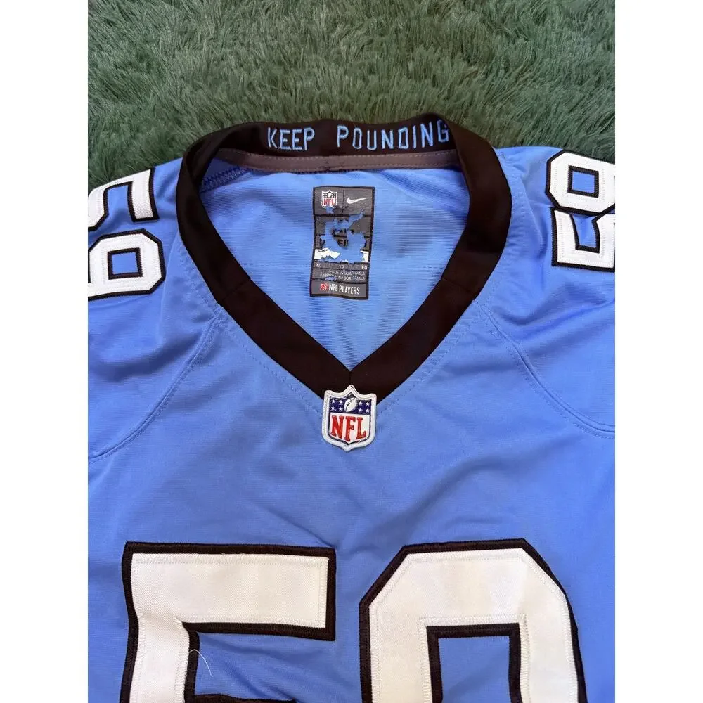 Nike Carolina Panthers Luke Kuechly #59 Blue NFL Football Jersey Men's XL